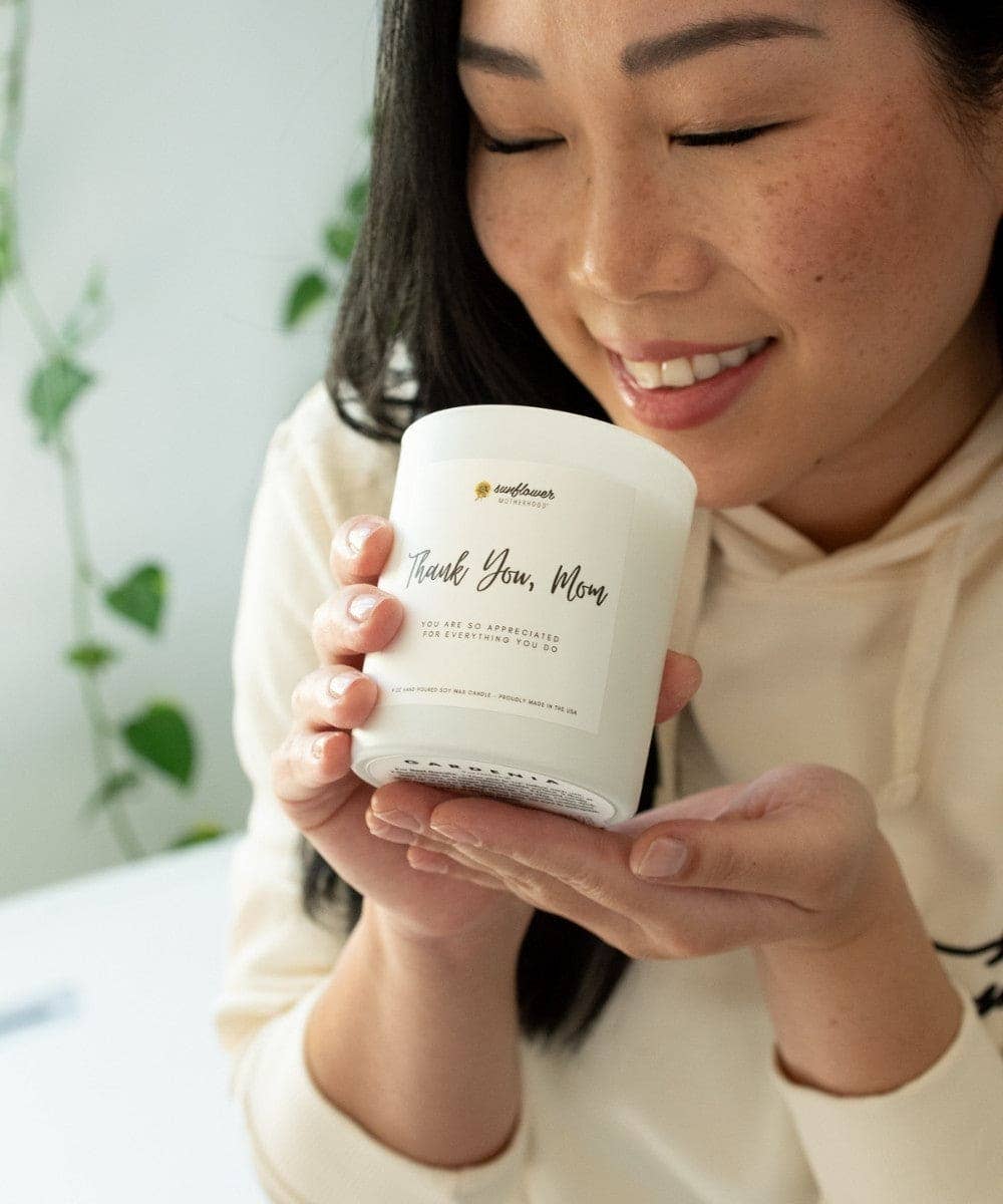 Thank You Mom Candle | Soy Candle Appreciation Gift For Mom