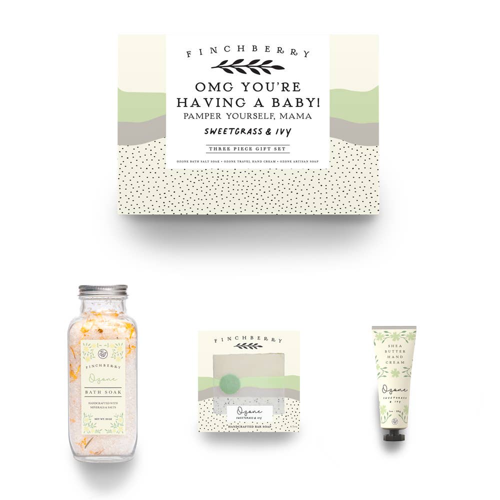 OMG You're Having A Baby 3
Pc Baby Shower Gift Set for Moms