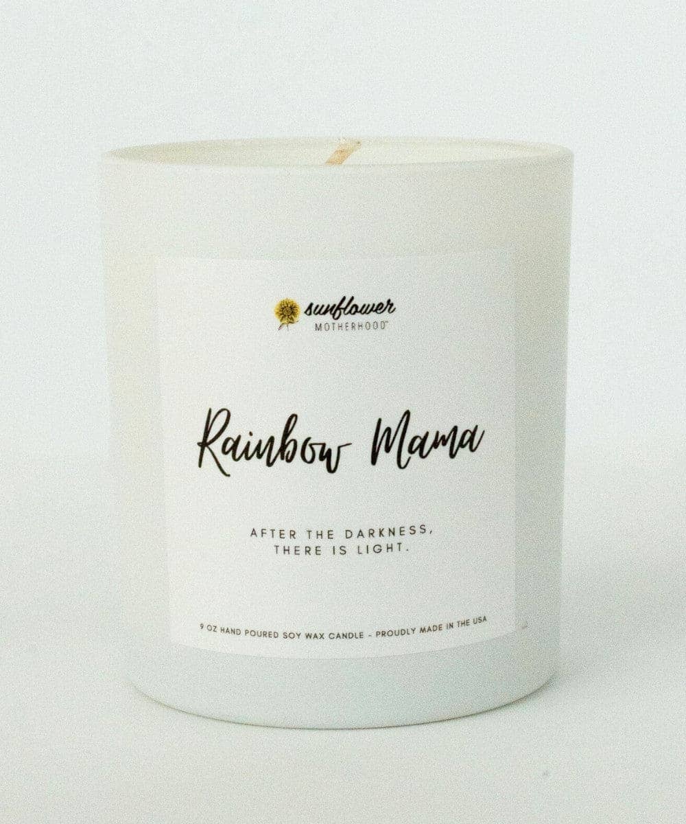 Rainbow Mama Pregnancy Loss Candle | Miscarriage, Grief Gift